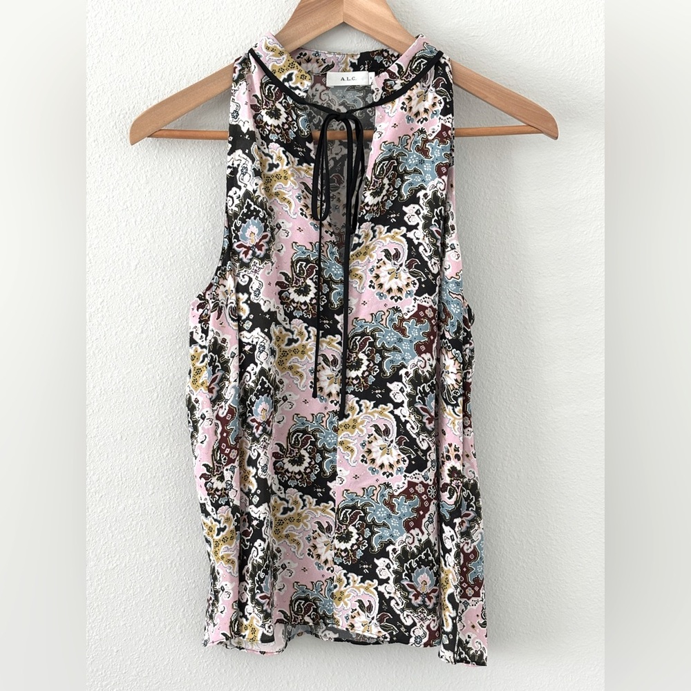 A.L.C. Women's Multicolor Sleeveless Top